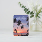 メモリアルポケットキープサセトロピカルビーチパラダイス 名刺 (スタンド正面)