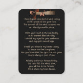 メモリアルポケット記念ギターミュージック 名刺 (裏面)