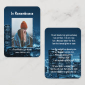 メモリアルポケット記念シティライトナイトスカイ 名刺 (正面/裏面)