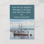 メモリアルポケット記念魚釣り商船 名刺 (裏面)