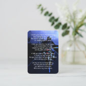 メモリアルポッケキープサクバイクバイクもしくは自転車に乗る人 名刺 (スタンド正面)