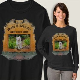 メモリアルマイお気に入りのハロー抽象芸術サンセット0612 Tシャツ