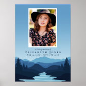 メモリアルマウンテン ライフのお祝いポスター ポスター (正面)