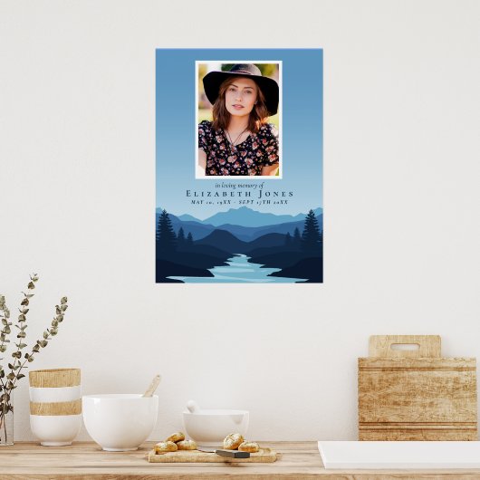 メモリアルマウンテン ライフのお祝いポスター ポスター (キッチン)