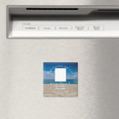 メモリアルマグネット文字-ビーチ マグネット (インサイチュ (食洗機))