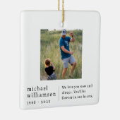 メモリアルミニマル写真広場 セラミックオーナメント (右)