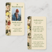 メモリアルメモリーカードバラガーデンフローラ 名刺 (正面/裏面)