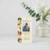 メモリアルメモリーカードバラガーデンフローラ 名刺 (スタンド正面)