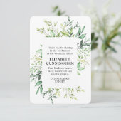 メモリアルモダンレメブランスの紅葉 サンキューカード (スタンド正面)