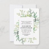 メモリアルモダンレメブランスの紅葉 サンキューカード (正面)