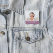 メモリアルモダン葬シンプル用カラーブロック写真 缶バッジ (インサイチュ)