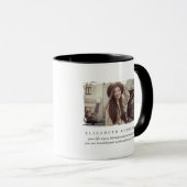 メモリアルリメンブランス引用文カスタム写真 マグカップ (正面右)