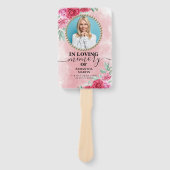 メモリアルロージーフローラお祝いオブライフ ハンドファン (正面)