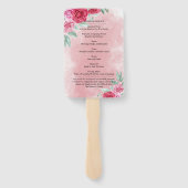 メモリアルロージーフローラお祝いオブライフ ハンドファン (裏面)