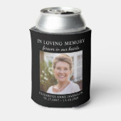 メモリアル写真お祝い・オブ・ライフ・ブラック 缶クーラー (缶裏面)