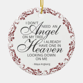 メモリアル写真オーナメント セラミックオーナメント