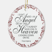 メモリアル写真オーナメント セラミックオーナメント (左)