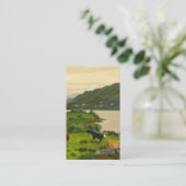 メモリアル写真悔やみや弔慰祈りの言葉カード 名刺 (スタンド正面)