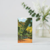 メモリアル写真悔やみや弔慰祈りの言葉カード 名刺 (スタンド正面)