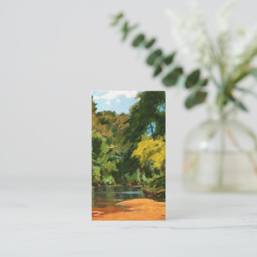 メモリアル写真悔やみや弔慰祈りの言葉カード 名刺 (スタンド正面)