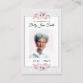 メモリアル写真祈りの言葉カード |主の祈りの言葉 名刺 (正面)