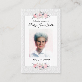 メモリアル写真祈りの言葉カード |主の祈りの言葉 名刺