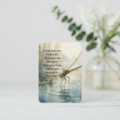 メモリアル写真祈りの言葉ドラゴンフライ平和湖 名刺 (スタンド正面)