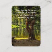 メモリアル写真祈りの言葉パーク風光明媚な湖キャンプ場 名刺 (正面)