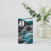 メモリアル写真記念アンティーク車自動車 名刺 (スタンド正面)