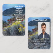 メモリアル写真記念マウンテンレイクフラワーズ 名刺 (正面/裏面)