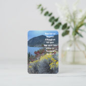 メモリアル写真記念マウンテンレイクフラワーズ 名刺 (スタンド正面)