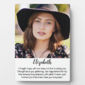 メモリアル写真記念悔やみや弔慰記憶 フォトプラーク (正面)