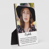 メモリアル写真記念悔やみや弔慰記憶 フォトプラーク (側面)