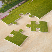 メモリアル墓地ノルマンディーフランス ジグソーパズル (側面)