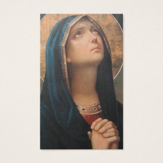 メモリアル天のお母さん祈りの言葉お見舞いカード (正面)