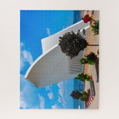 メモリアル建物スタテンアイランドニューヨーク。 ジグソーパズル (縦)