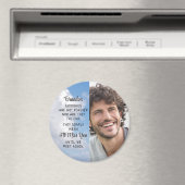 メモリアル引用文写真パーソナライズされた記念 マグネット (インサイチュ (食洗機))