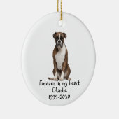 メモリアル形獣犬ペット動物陶磁器オーナメント セラミックオーナメント (右)