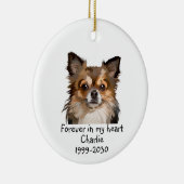 メモリアル形獣犬ペット動物陶磁器オーナメント セラミックオーナメント (右)