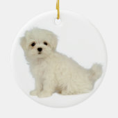 メモリアル形獣犬ペット動物陶磁器オーナメント セラミックオーナメント (裏面)