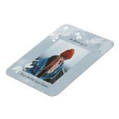 メモリアル形見トンボ白花 マグネット (左側)