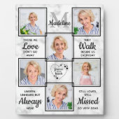 メモリアル悔やみや弔慰引用文6 Photo In Loving Memory フォトプラーク (正面)