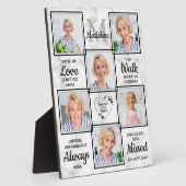 メモリアル悔やみや弔慰引用文6 Photo In Loving Memory フォトプラーク (側面)