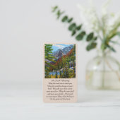 メモリアル悔やみや弔慰賛美アイリッシュカード 名刺 (スタンド正面)