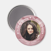 メモリアル愛バラクォーツフォト葬儀 マグネット (正面/裏面)