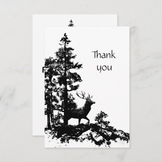 メモリアル感謝していサイ男らしルスタグディアアート サンキューカード (正面/裏面)