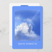 メモリアル招待状エンジェル祈ズ 招待状 (正面/裏面)