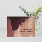 メモリアル招待状キャニオンクロスカット 招待状 (スタンド正面)