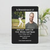 メモリアル招待状クリケットプレイヤーゲーム 招待状 (スタンド正面)