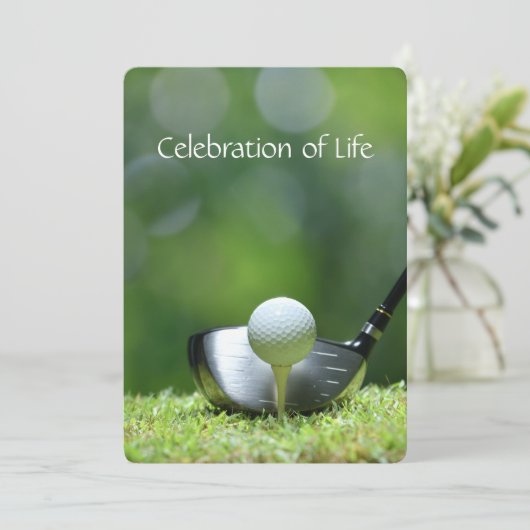 メモリアル招待状ゴルファーズゴルフカート 招待状 (スタンド正面)